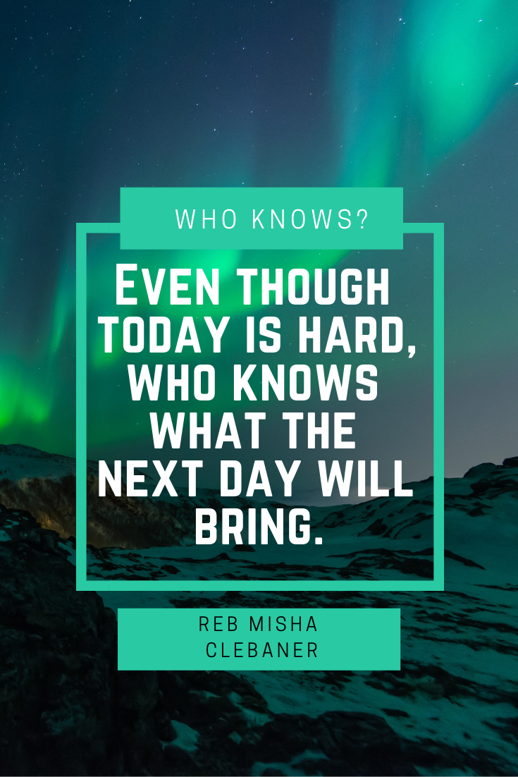  Hope for better days ahead 